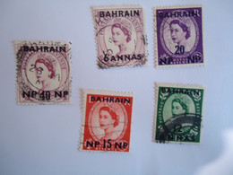 BAHRAIN  USED STAMPS  QUEEN   OVERPRINT  BAHRAIN - Bahreïn (1965-...)