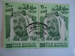 BAHRAIN  USED STAMPS  KING PAIR   300F  POSTMARK - Bahreïn (1965-...)