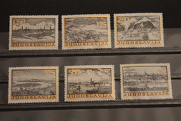 Jugoslawien, Gemälde,  Stiche 6 Werte, Komplett, MNH - Engravings