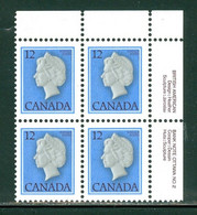 Reine / Queen Elizabeth; Timbres Scott # 713 Stamps; Bloc De Coin / Corner Block (4671) - Neufs