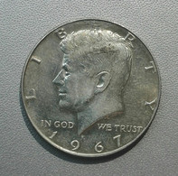 USA Stati Uniti - 1/2 Mezzo Dollaro 1967 Argento - United States Half Dollar Kennedy Silver Silber Argent - 1964-…: Kennedy