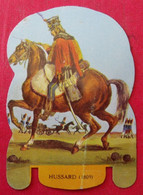Plaque Découpée Soldats De L'empire Offerte Par Les Fromages Mère Picon. Vers 1960. N° 24. Napoléon - Plaques En Tôle (après 1960)