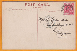 1905 - Postcard From Portsmouth, England To Louvain Leuven, Belgique Belgium - Lord Nelson's Discovery - Cartas & Documentos
