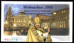 2008 Germania, Libretto Natale Weihnachten 2008 Emissione Congiunta Con Il Vaticano, Nuovo (**) - Carnets