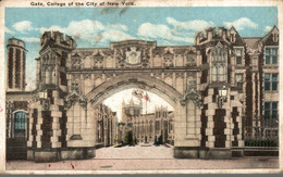 ETATS UNIS CITY COLLEGE OF NEW YORK CITY GATE - Enseignement, Écoles Et Universités