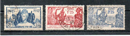 GUYANE ; Colonie Française ; 1937-1939 ; Y&T N° 148-150-151-; Oblitéré - Gebruikt