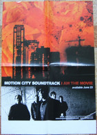 Affiche MOTION CITY SOUNDTRACK Pour La Sortie De L'album " I Am The Movie " - Afiches & Pósters