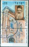 ISRAELE, ISRAEL, RABBI HAKHAM, 1991, 2,10 S., FRANCOBOLLO USATO Mi:IL 1196, Yt:IL 1139, Scott 1087 - Used Stamps (with Tabs)