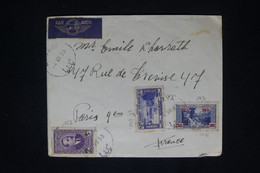 LIBAN - Enveloppe De Bikfaya Pour La France En 1939 Par Avion - L 93404 - Briefe U. Dokumente