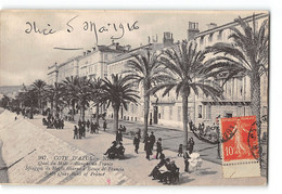 CPA 06 Nice - Côte D'Azur - Quai Du Midi Et Banque De France - Spiaggia Di Mezzo Giarno E Banca Di Francia - South Quay - Monuments, édifices