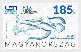 Pre Order Delivery 3-4 Weeks  Hungary Ungarn 2021 MNH ** 35th Len European Aquatics Championships - Unused Stamps