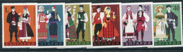 BULGARIA 1968 National Costumes MNH / **.  Michel 1842-47 - Unused Stamps
