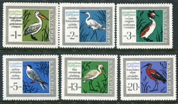 BULGARIA 1968 Sreburna Nature Reserve MNH / **.  Michel 1836-41 - Unused Stamps
