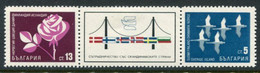 BULGARIA 1968 Co-operation With Scandinavia MNH / **.  Michel 1831-32 - Nuevos