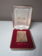 RARE Ancien Briquet Rosetta En Coffret Année 60 Butane Gas Collection  Poids Briquet 76 Grammes Poids Total 147 Grammes - Autres & Non Classés