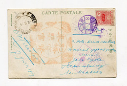 !!! JAPON, CPA DE OISHINO-MA DE 1919 AVEC CACHET D'HOTEL - Storia Postale