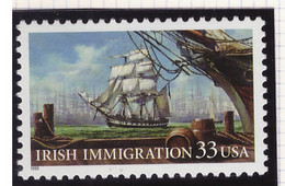 Etats Unis USA 1999 - MNH ** - Bateaux - Immigration Irlandaise - Michel Nr. 3092 Série Complète (usa1066) - Neufs