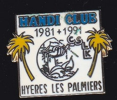 70304- Pin's.Le Club D'handibasket Appelé Le Hyères Handi Club - Basketball