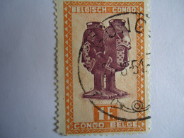 BELGIAN  CONGO  USED    STAMPS FIGURE - Andere & Zonder Classificatie