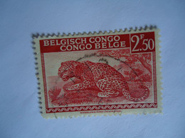 BELGIAN  CONGO  USED    STAMPS  TIGER - Andere & Zonder Classificatie