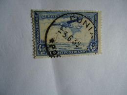 BELGIAN  CONGO  USED    STAMPS  AIRPLANES   POSTMARK1939 - Andere & Zonder Classificatie