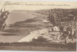 8 - YPORT - Perspective De La Plage Et De La Falaise Jusqu'à Fécamp - Yport