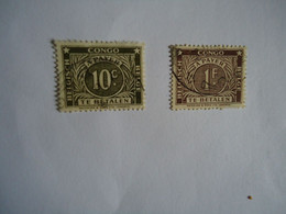 BELGIAN  CONGO  USED  STAMPS DUE - Andere & Zonder Classificatie