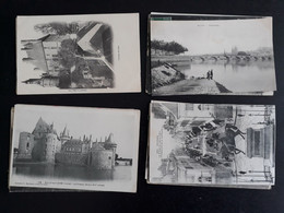 Lot De 100 Cartes Postales Dépt 45 Loiret (lot A) - 100 - 499 Postcards