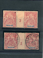 Nossi-Bée _1893_ 2 Millesimes  N°37_ 1  Obl. - Andere & Zonder Classificatie