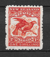 New Zealand 1900 MiNr. 88  Neuseeland Birds Parrots Kea Kaka 1v MLH*  70,00 € - Nuevos