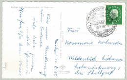 Deutsche Bundespost 1959, Ansichtskarte Buchau - Waldenbuch - Liebenau, Moorbad, Gicht, Rheuma, Ischias, Heuss - Bäderwesen