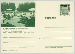 Deutsche Bundespost 1968, Bildpostkarte Bad Lippspringe - Bäderwesen