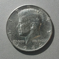 USA Stati Uniti - 1/2 Mezzo Dollaro 1964 Argento - United States Half Dollar Kennedy Silver Silber Argent [1] - 1964-…: Kennedy