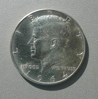 USA Stati Uniti - 1/2 Mezzo Dollaro 1964 Argento - United States Half Dollar Kennedy Silver Silber Argent [6] - 1964-…: Kennedy