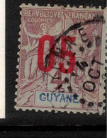 FRENCH GUIANA 1912 05 On 4c Brown And Grey SG 75A U #VG1 - Other & Unclassified