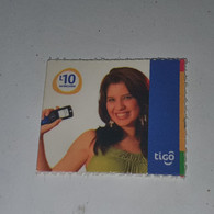 Honduras-(HN-TIG-REF-0004/2)-girl Holdinga Mobile-(5)-(L10)-(1/9/2010)-(983487133408)-used Card - Honduras