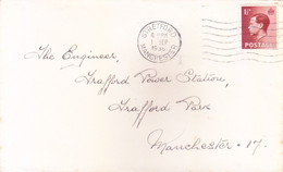 GREAT BRITAIN : USED COVER : YEAR - 1936 : BOOKED FROM STRETORD, MANCHESTER - Cartas & Documentos