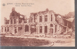 Ypres - Ruines, Place De La Gare - Ieper