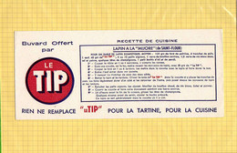 BUVARD :Rien Ne Remplace Le TIP  Recette De Cuisine  Lapin - Produits Laitiers
