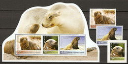 New Zealand 2012 MiNr. 2834 - 2837 (Block 277) Neuseeland Sea Lion 3v + S\sh  MNH** 7,00 € - Nuevos