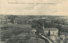 / CPA FRANCE 82 "Montaigu De Quercy, Ancienne église Saint Martin" - Montaigu De Quercy