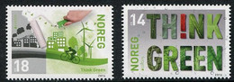 Norway 2016 EUROPA Stamp - Think Green Stamps 2v MNH - Neufs