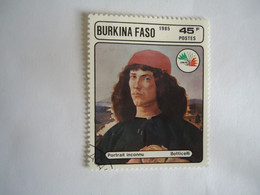BURKINA FASO USED  STAMPS  PAINTING BOTTICELLI - Burkina Faso (1984-...)