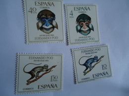 FERNANDO POO  MINT STAMPS  ANIMALSMONKEY - Otros & Sin Clasificación