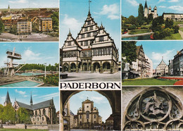 Germany -  Postcard Used  1977 - Paderborn -  Multi Views   - 2/scans - Paderborn