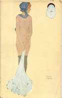 CPA RAPHAEL KIRCHNER - Woman With Pierrot Mask - NV - K051 - Piccolo Difetto Al Margine! - Kirchner, Raphael