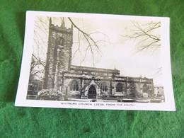 VINTAGE UK YORKSHIRE: LEEDS Whitkirk Church From South B&w Clark Of Garforth - Leeds