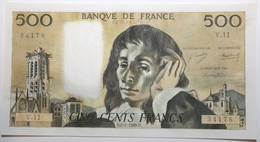 France - 500 Francs - 2-1-1969 - PICK 156a.3 / F71.3 - SUP+ - 500 F 1968-1993 ''Pascal''