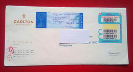 Commercial Registered Cover From Israel To Philippines - Storia Postale