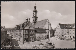 D-85354 Freising - Marienplatz - Rathaus - Cars - VW Käfer - Oldtimer - LKW Mit Anhänger - Nice Stamp ( 50er Jahre) - Freising